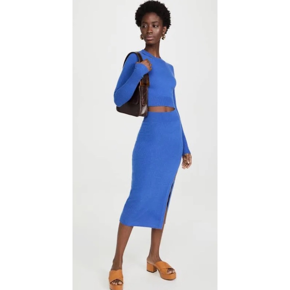 FRAME CASHMERE MIDI SKIRT